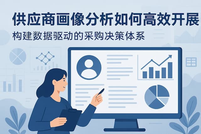 供应商画像分析如何高效开展？构建数据驱动的采购决策体系