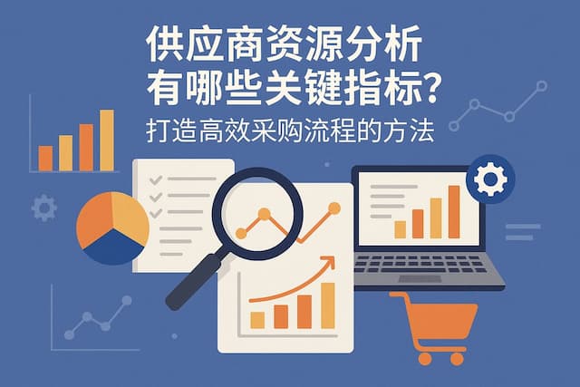 供应商资源分析有哪些关键指标？打造高效采购流程的方法