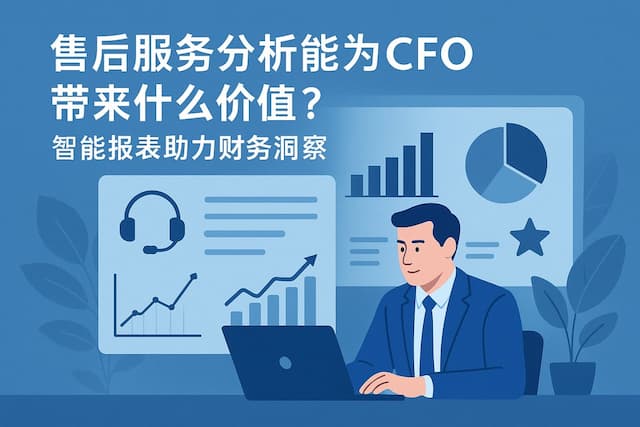 售后服务分析能为CFO带来什么价值？智能报表助力财务洞察
