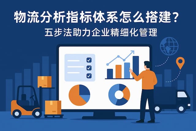 物流分析指标体系怎么搭建？五步法助力企业精细化管理