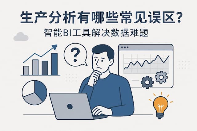 生产分析有哪些常见误区？智能BI工具解决数据难题