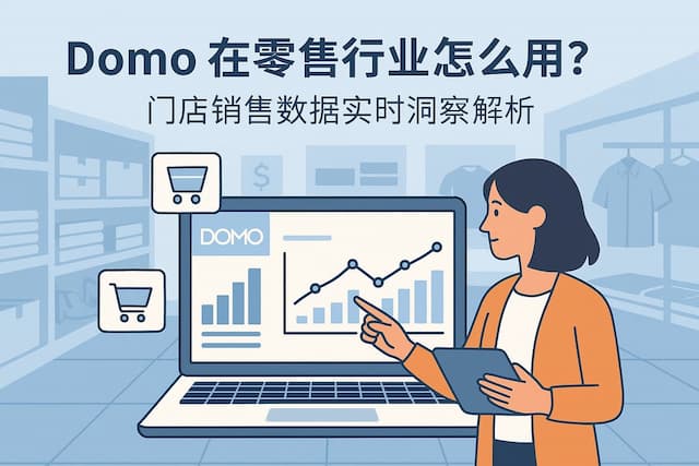Domo在零售行业怎么用？门店销售数据实时洞察解析