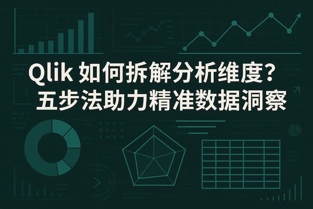 Qlik如何拆解分析维度？五步法助力精准数据洞察
