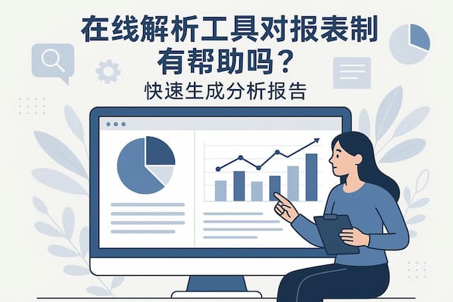 在线解析工具对报表制作有帮助吗？快速生成分析报告