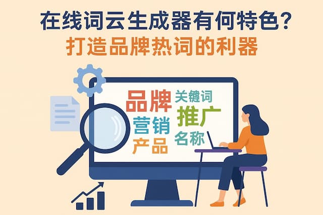 在线词云生成器有何特色？打造品牌热词的利器