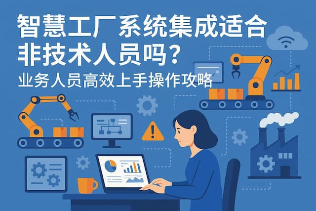 智慧工厂系统集成适合非技术人员吗？业务人员高效上手操作攻略