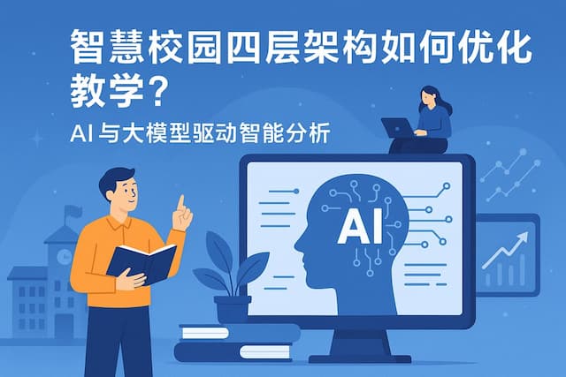 智慧校园四层架构如何优化教学？AI与大模型驱动智能分析