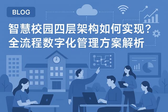 智慧校园四层架构如何实现？全流程数字化管理方案解析