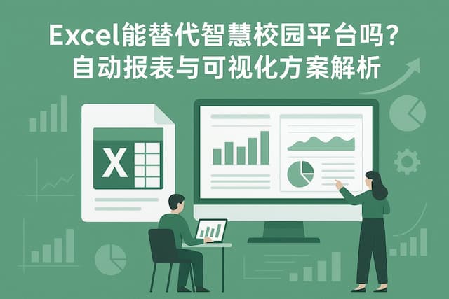 Excel能替代智慧校园平台吗？自动报表与可视化方案解析