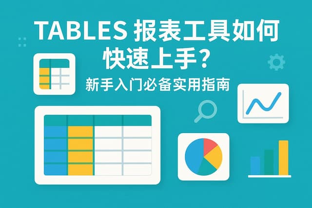 tables报表工具如何快速上手？新手入门必备实用指南
