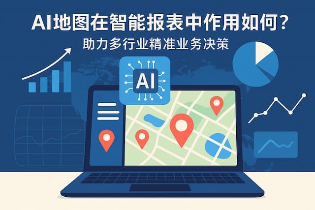 ai地图在智能报表中作用如何？助力多行业精准业务决策