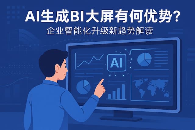 ai生成bi大屏有哪些优势？企业智能化升级新趋势解读