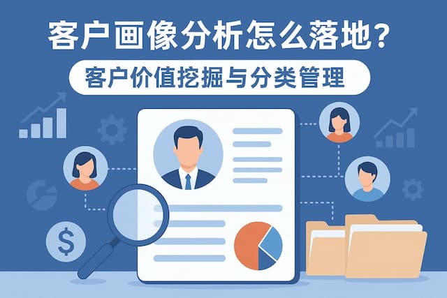 客户画像分析怎么落地？客户价值挖掘与分类管理
