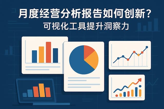 月度经营分析报告如何创新？可视化工具提升洞察力