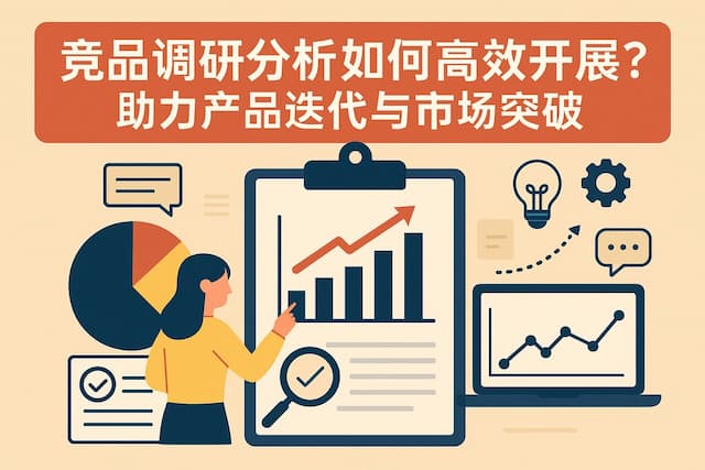 竞品调研分析如何高效开展？助力产品迭代与市场突破
