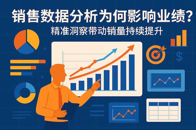 销售数据分析为何影响业绩？精准洞察带动销量持续提升