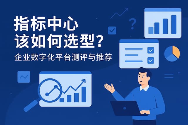 指标中心该如何选型？企业数字化平台测评与推荐
