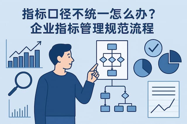 指标口径不统一怎么办？企业指标管理规范流程