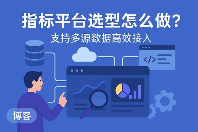 指标平台选型怎么做？支持多源数据高效接入