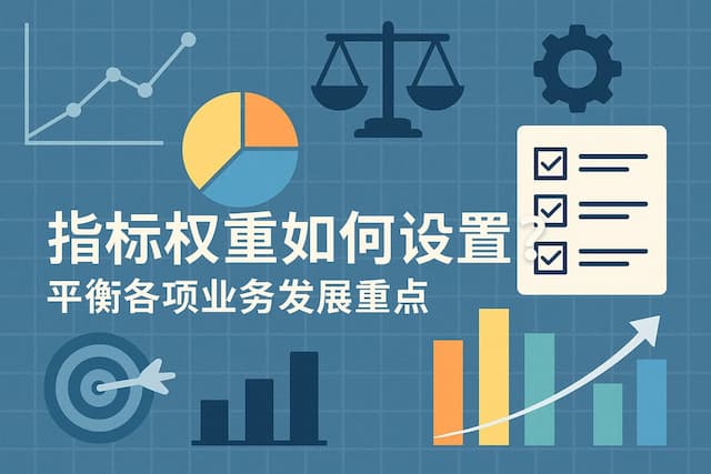 指标权重如何设置？平衡各项业务发展重点