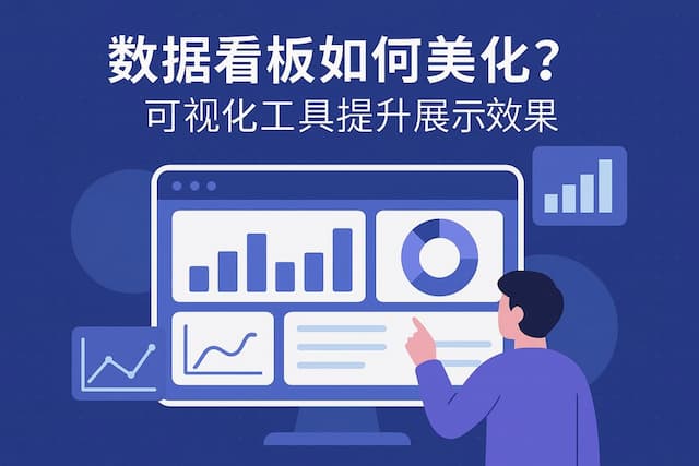 数据看板如何美化？可视化工具提升展示效果