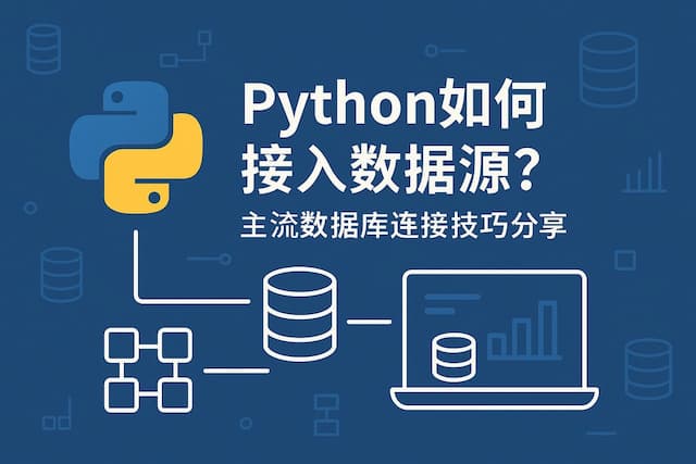Python如何接入数据源？主流数据库连接技巧分享