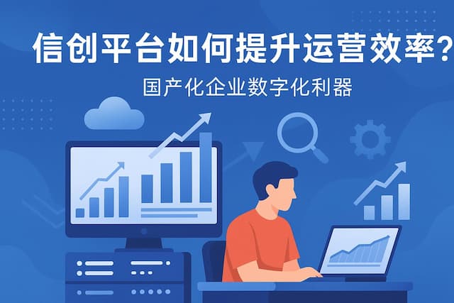信创平台如何提升运营效率？国产化企业数字化利器