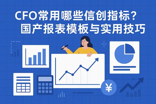 CFO常用哪些信创指标？国产报表模板与实用技巧
