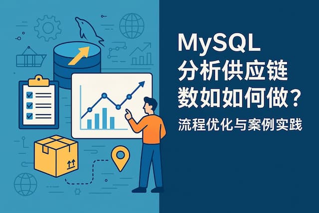 mysql分析供应链数据如何做？流程优化与案例实践