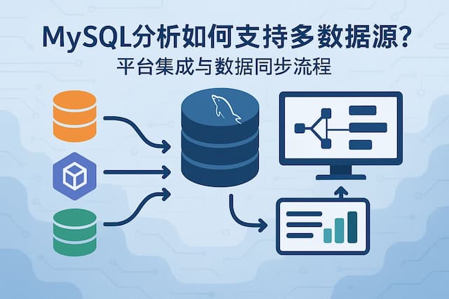 mysql分析如何支持多数据源？平台集成与数据同步流程