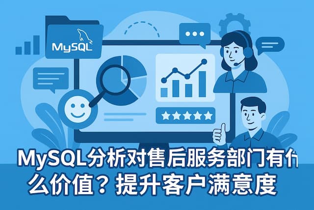 mysql分析对售后服务部门有什么价值？提升客户满意度