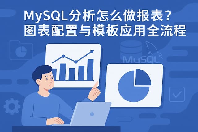 mysql分析怎么做报表？图表配置与模板应用全流程