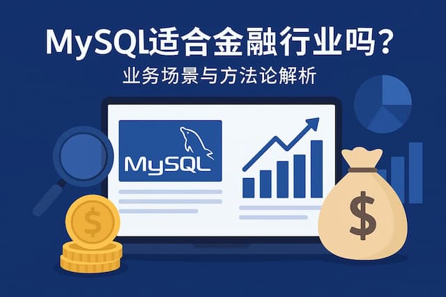 mysql分析适合金融行业吗？业务场景与方法论解析