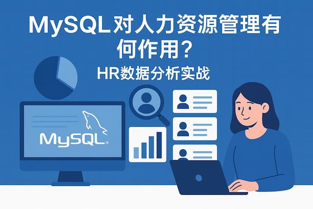 mysql对人力资源管理有何作用？HR数据分析实战