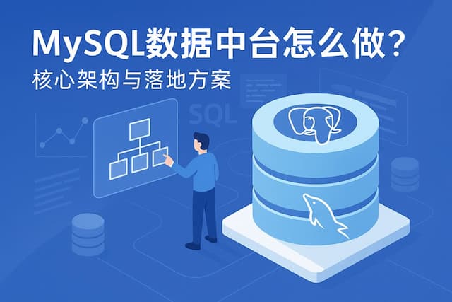 mysql数据中台怎么做？核心架构与落地方案