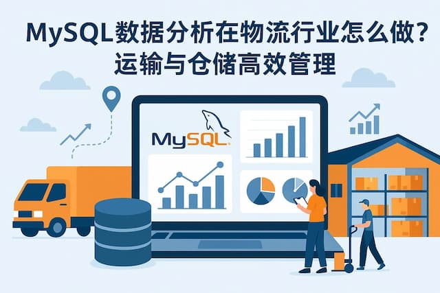 mysql数据分析在物流行业怎么做？运输与仓储高效管理