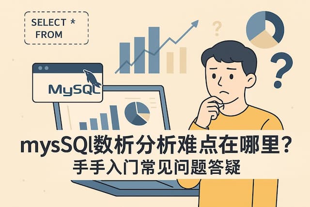 mysql数据分析难点在哪里？新手入门常见问题答疑