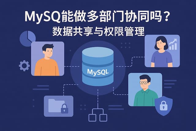 mysql能做多部门协同吗？数据共享与权限管理