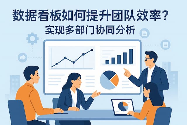 数据看板如何提升团队效率？实现多部门协同分析