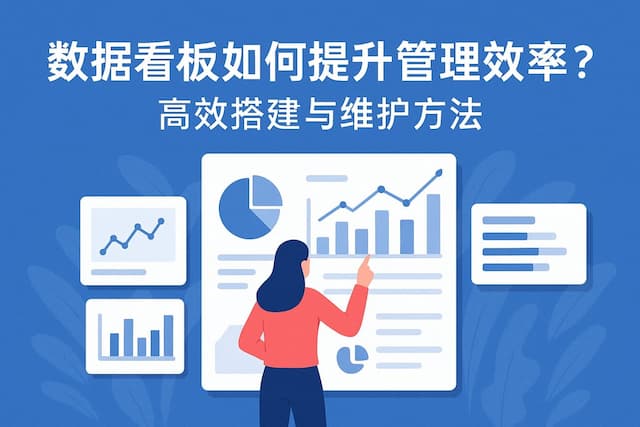 数据看板如何提升管理效率？高效搭建与维护方法