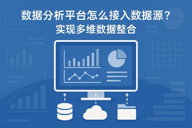 数据分析平台怎么接入数据源？实现多维数据整合