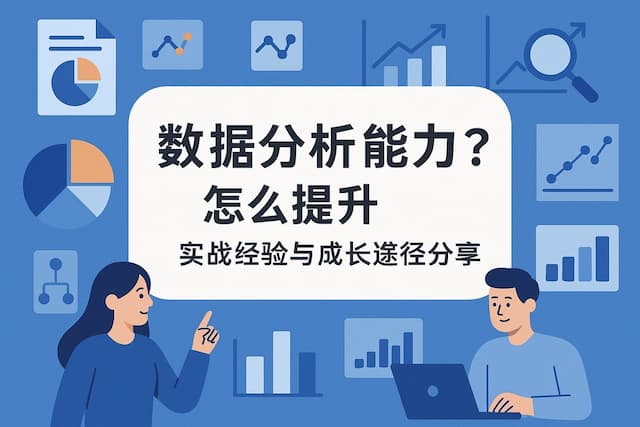 数据分析能力怎么提升？实战经验与成长路径分享