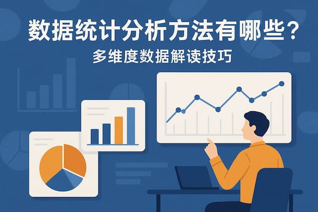 数据统计分析方法有哪些？多维度数据解读技巧