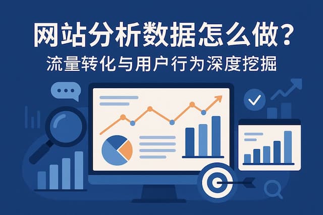 网站分析数据怎么做？流量转化与用户行为深度挖掘