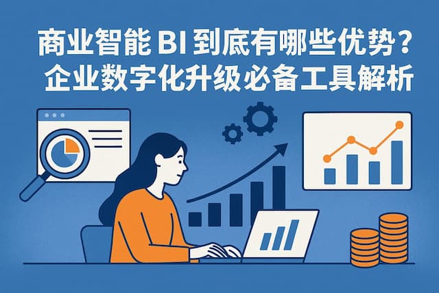 商业智能BI到底有哪些优势？企业数字化升级必备工具解析