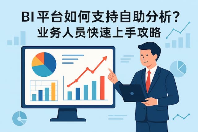 BI平台如何支持自助分析？业务人员快速上手攻略