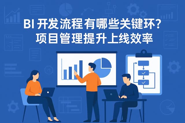 BI开发流程有哪些关键环节？项目管理提升上线效率"