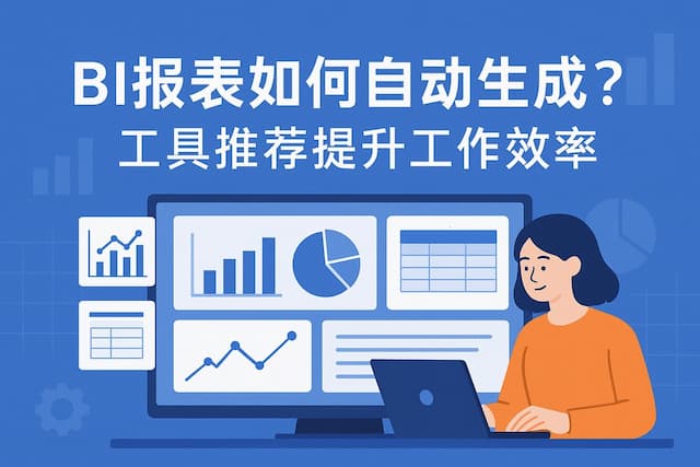BI报表如何自动生成？工具推荐提升工作效率"