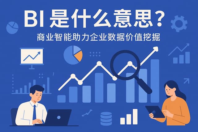 BI是什么意思？商业智能助力企业数据价值挖掘