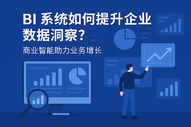 BI系统如何提升企业数据洞察？商业智能助力业务增长"
